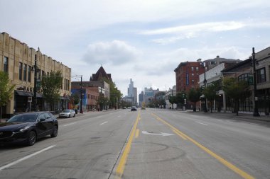 Detroit, Michigan 'da bir sokak.