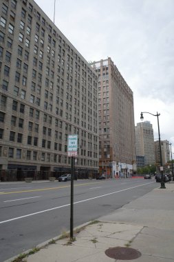 Detroit, Michigan 'da bir sokak.