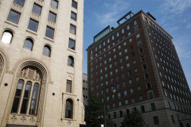 Grand Rapids, Michigan şehir merkezinde bir bina.