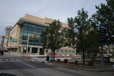 Grand Rapids, Michigan şehir merkezinde bir bina.