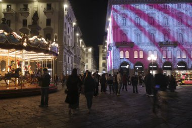 İnsanlar eski Floransa, İtalya 'yı ziyaret ediyor
