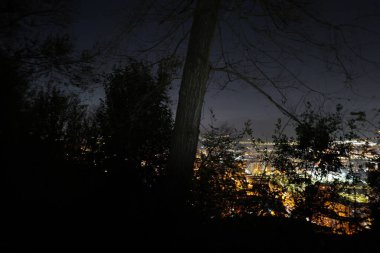 Geceleri şehir parkı