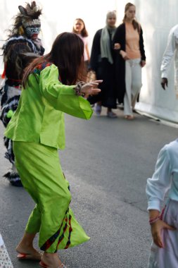 Dance festival in the street