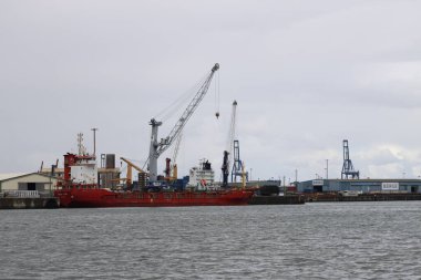 Bilbao nehrinin manzarası