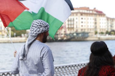 Filistin 'le dayanışma içinde yürüyüş