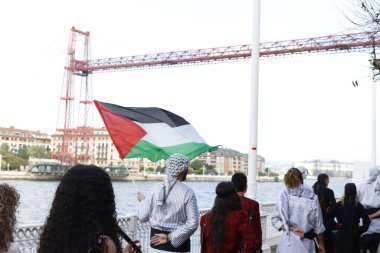 Filistin 'le dayanışma içinde yürüyüş