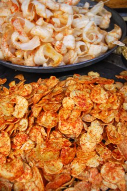 jodhpur sokaklarına Indian aperatifler görünümü.