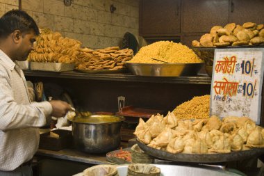 Baharatlı yemek Hindistan kachori olduğunu