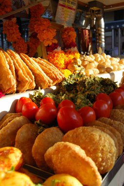 İstanbul sokaklarında chaat durak.