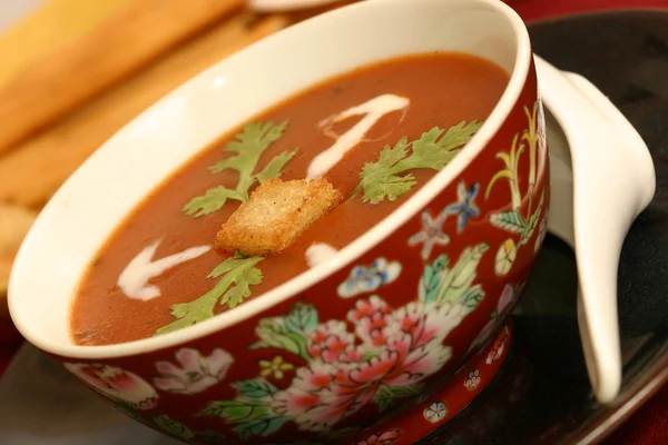 Domates çorbası — Stok fotoğraf