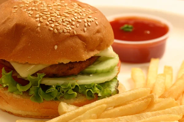 Veggie burger — Stock Photo, Image