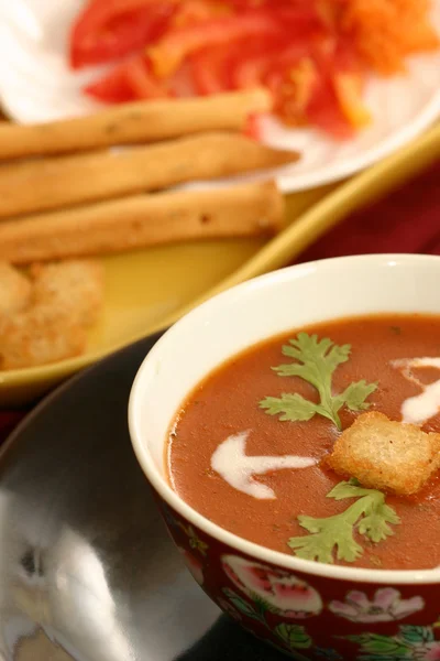 トマトのスープ — ストック写真