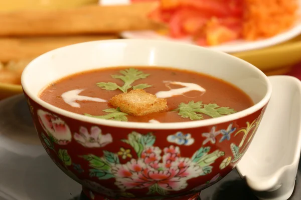 Tomatensuppe — Stockfoto