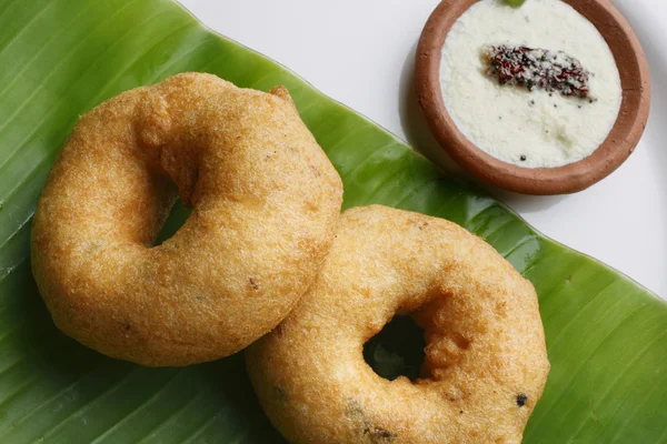 Medu vada - een Zuid-Indiase snack — Stockfoto