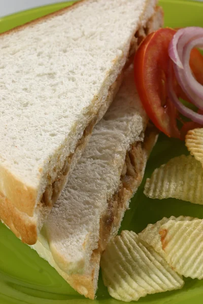 Chicken tex max Sandwich — Stock Photo, Image