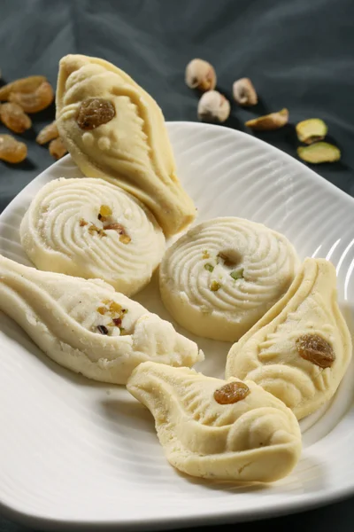 Sandesh - A Bengali sweet dish — Stock Photo, Image