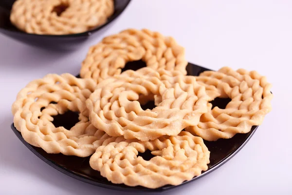 Murukku is a savoury snack popular in South India. — Stock Photo, Image