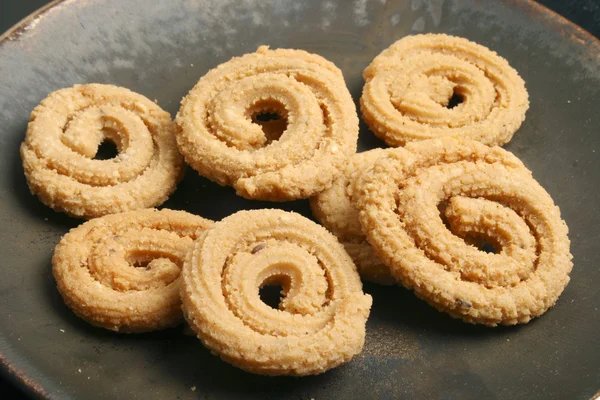 Chikali is a popular Indian festival snack. — Stock Photo, Image