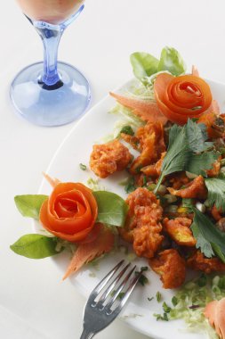 Mix sebze pakora olduğunu popüler Hint yemek