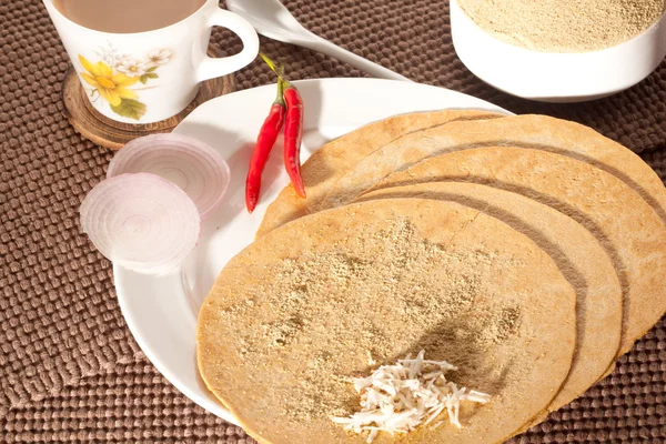 Хакра - гуджаратская закуска из Индии — стоковое фото
