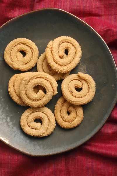 Chakli is a popular Indian festive snack — Stock Photo, Image