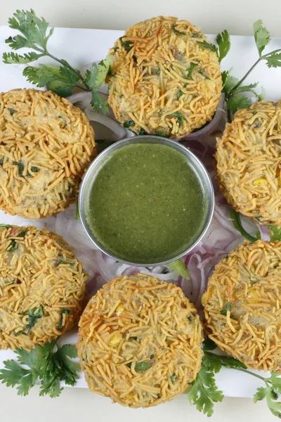 Mix Veyable Pakora - популярная индийская закуска — стоковое фото
