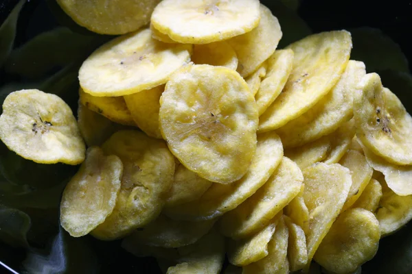 Banana Chips or Wafers made from raw Banana — Stock Photo, Image