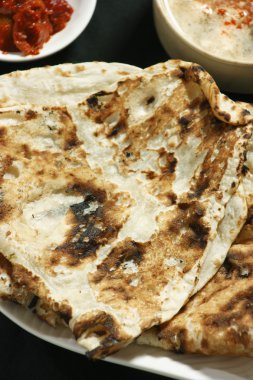 Tandır roti Hindistan Hint Mayasız Ekmek olduğunu