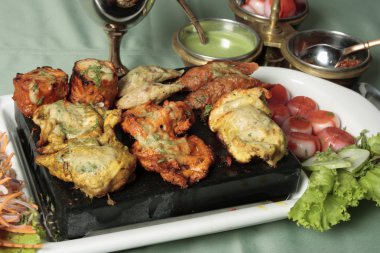 Karışık kebap - ızgara et snack--dan Hindistan