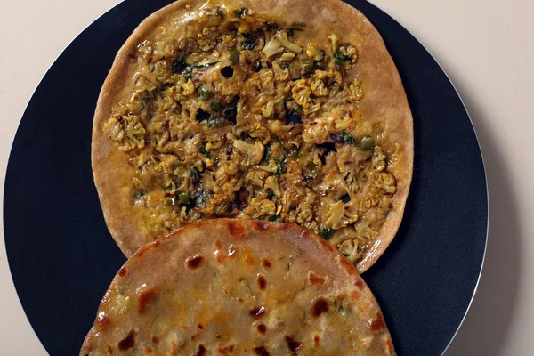 Parotta, Indian Flat Bread. — Stock Photo, Image