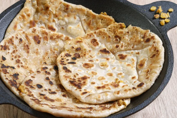 Channa Daal Parantha is an Indian flatbread — Stock Photo, Image