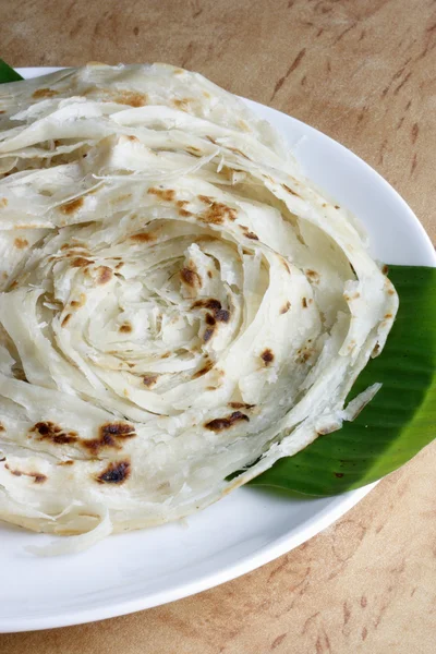 Malabar Paratha - roti datar dari Kerala — Stok Foto