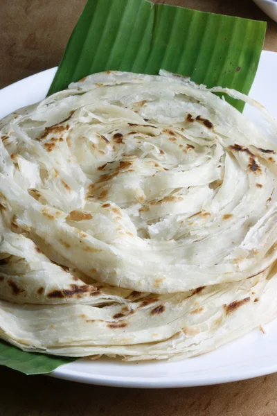 Malabar Paratha - roti datar dari Kerala — Stok Foto