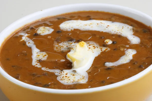 Dal makhani Pencap Hindistan üzerinden bir incelik olduğunu. — Stok fotoğraf