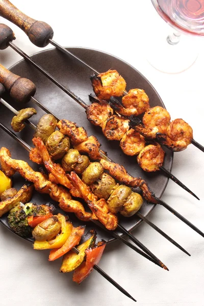 mangal kebap tabağı: India