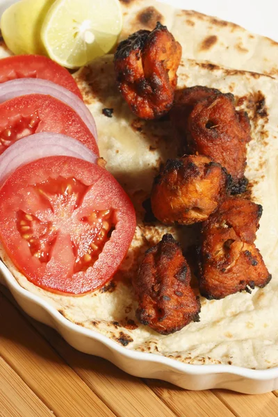 Afgański kebab z kurczaka — Zdjęcie stockowe