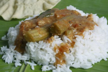 Baget Sambar - baget Tamilnadu yapılan bir mercimek çorbası
