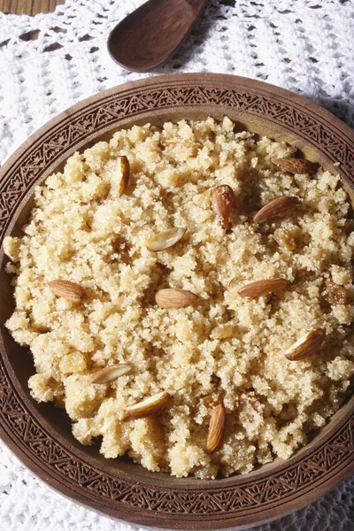 Halwaua e Aurd Sujee - a Semolina Pudding — Stock Photo, Image