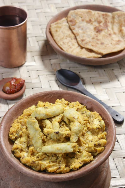 Arbi Ka Saag - A dish made from Colocasia — Stock Photo, Image