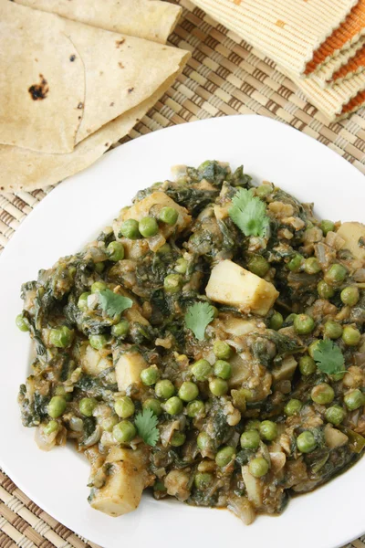 Saag Matter it is an north Indian vegetable — Stock Photo, Image