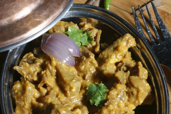 Pasinde un plato sin verduras de Hyderabad . — Foto de Stock