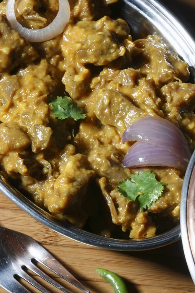 Pasinde un plato sin verduras de Hyderabad . — Foto de Stock