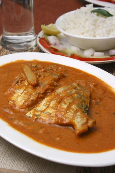 Pomfret Curry - ein Gericht aus der Region Karavali — Stockfoto