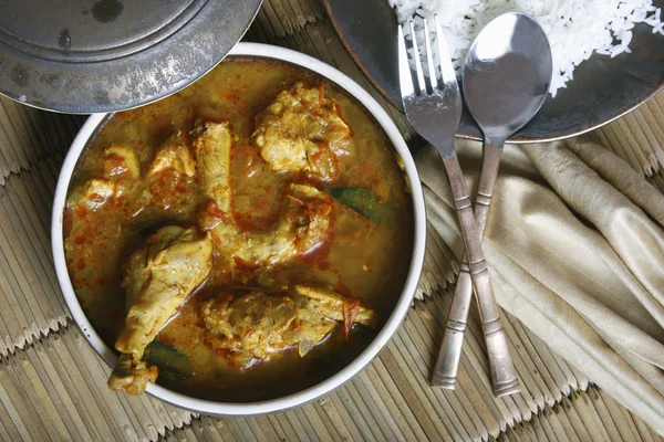 Kozhambu is a spicy non-veg gravy from Tamilnadu. — Stock Photo, Image