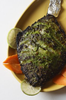 Pomfret köri -, Goa, Batı Hindistan pomfret balık bir köri yapılmış..