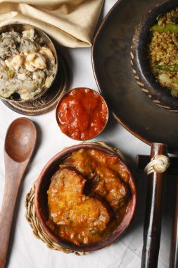 Tenga - assam popüler bir yemek.