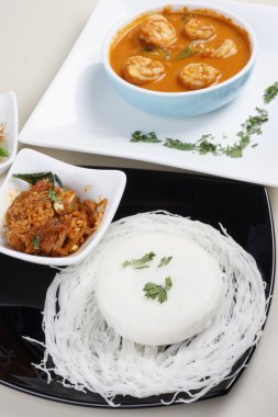 Hindistan'dan Goan karides curry