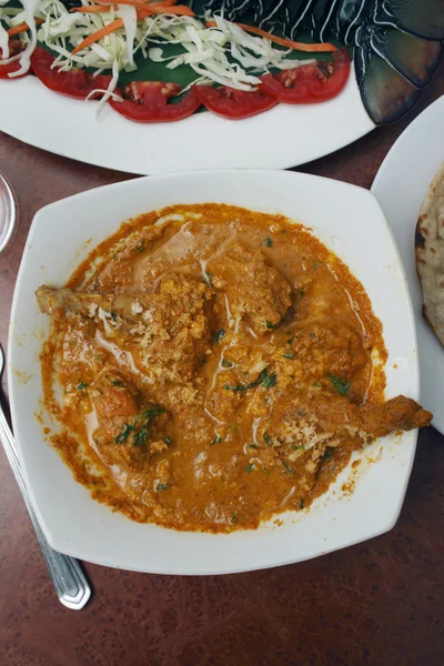 Chicken goan xacuti - традиционное гоанское блюдо из куриного карри — стоковое фото