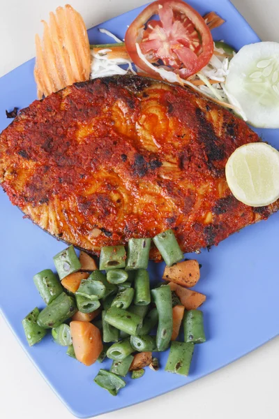 Pomfret Dry - Uno spuntino di Goa nell'India occidentale, fatto di Pomfret — Foto Stock