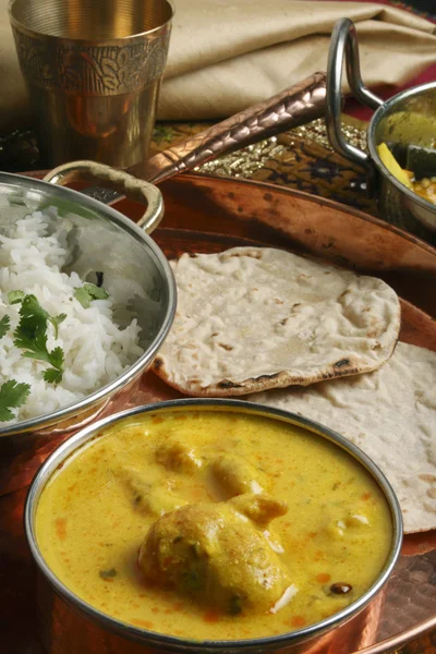 Kadhi Pakori - A dish from Gujarat — Stock Photo, Image